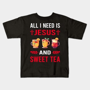 I Need Jesus And Sweet Tea Kids T-Shirt